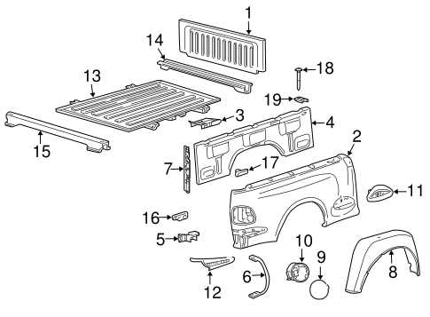 2005 ford f150 body parts diagram