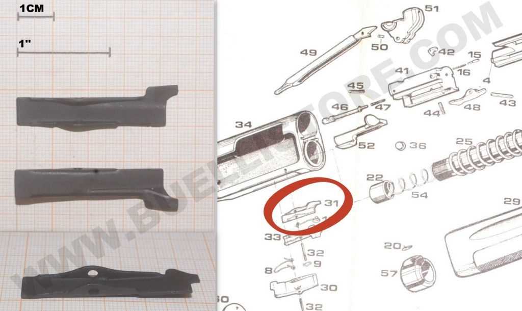 franchi 48 al parts diagram