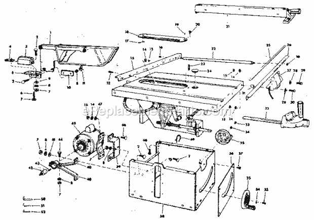 craftsman m140 parts diagram