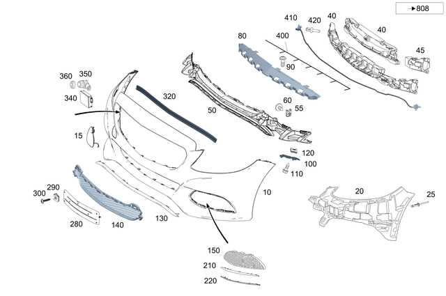 benz parts diagram