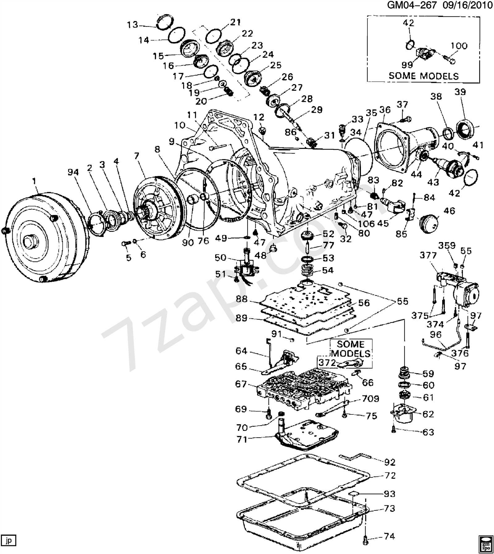 700r4 parts diagram