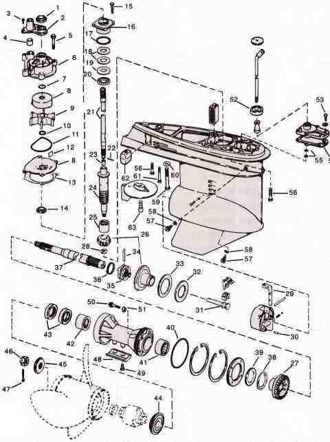 90 hp mercury outboard motor parts diagram