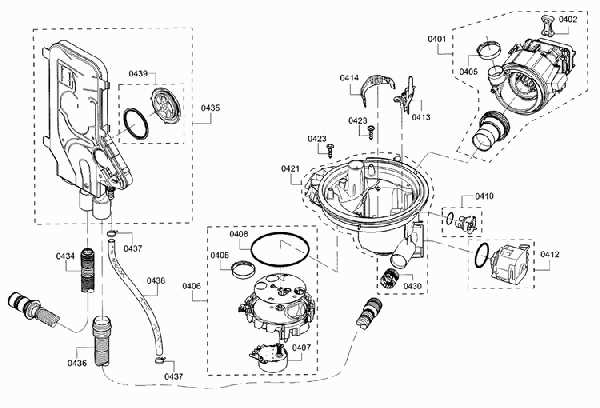 bosch 800 dishwasher parts diagram