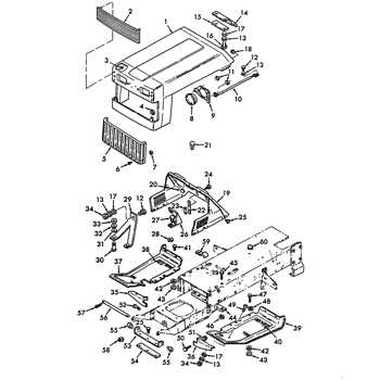 craftsman yt4000 steering parts diagram