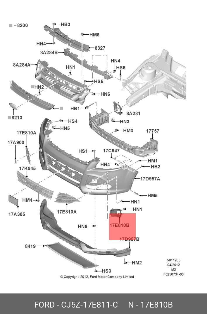 2014 ford escape body parts diagram