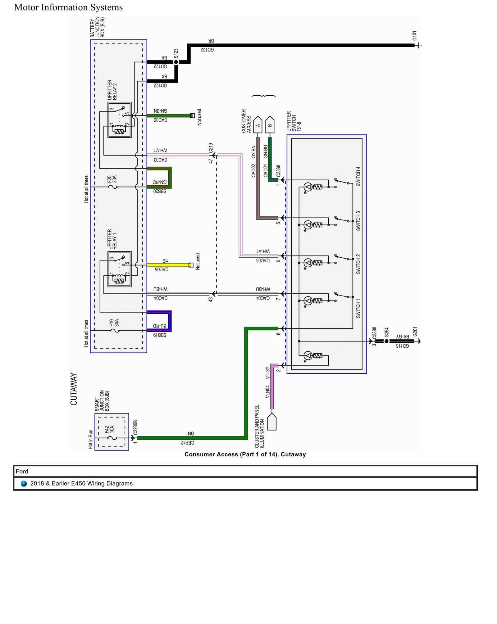 ford e 450 parts diagram