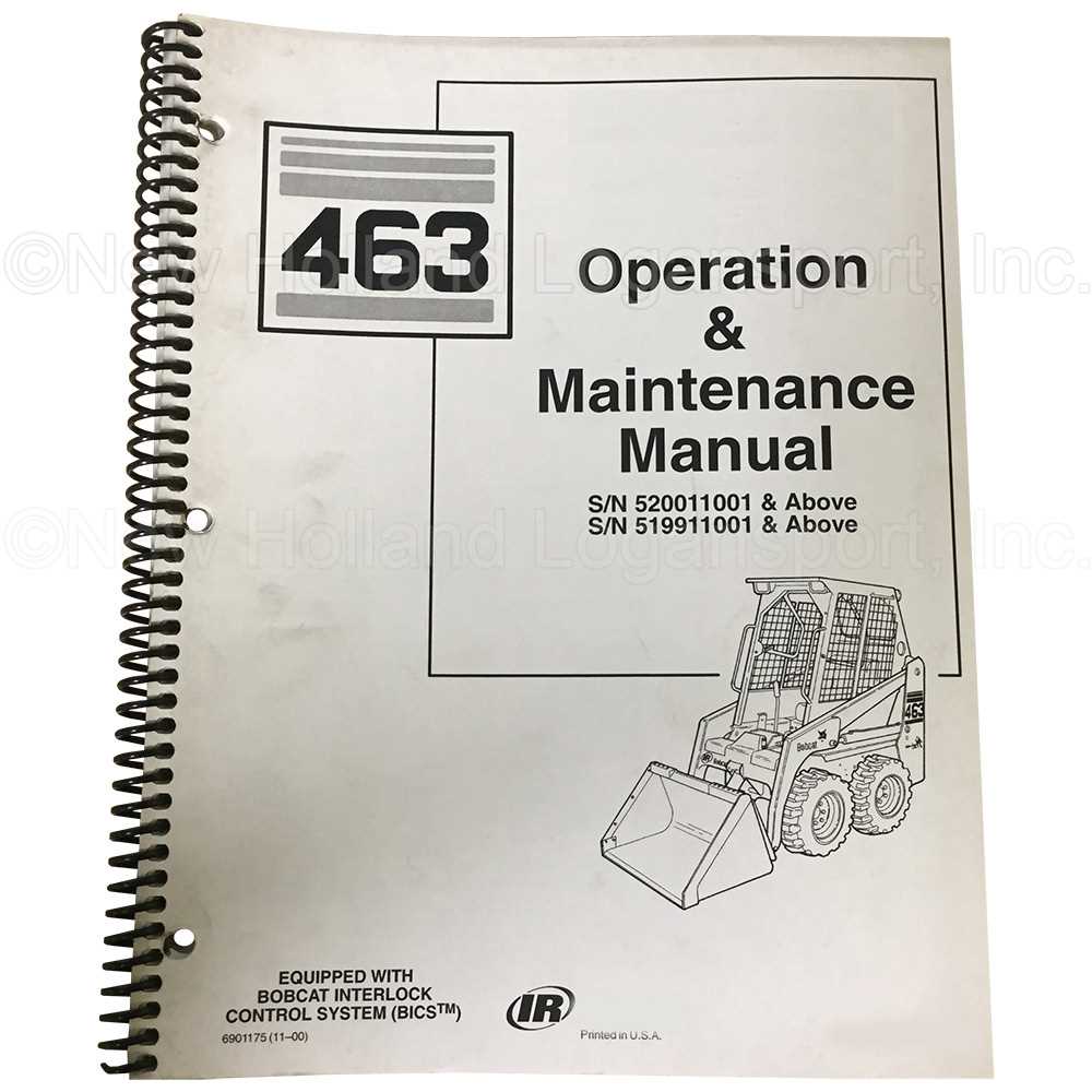 bobcat 463 parts diagram