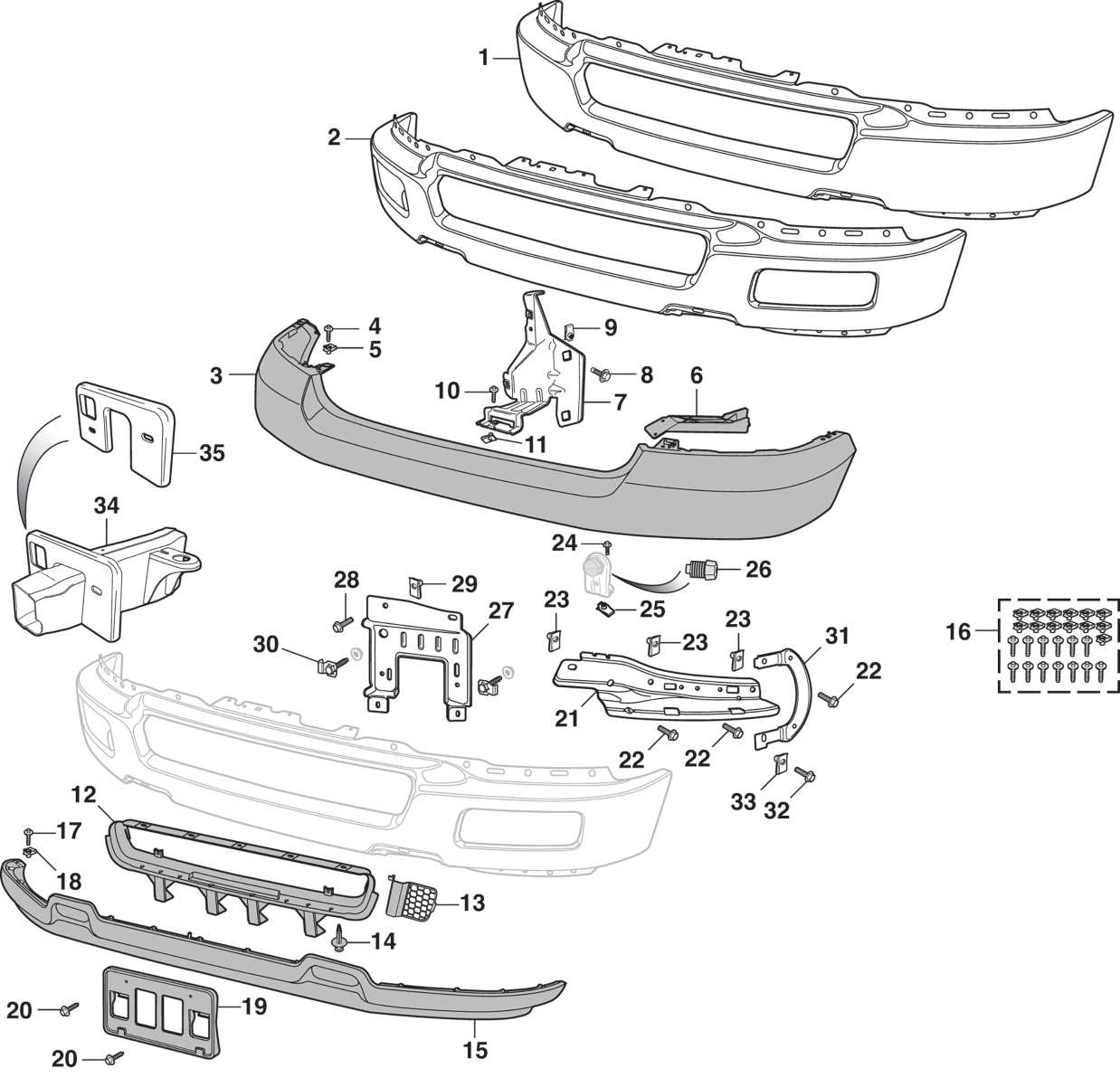 2007 ford f150 front end parts diagram