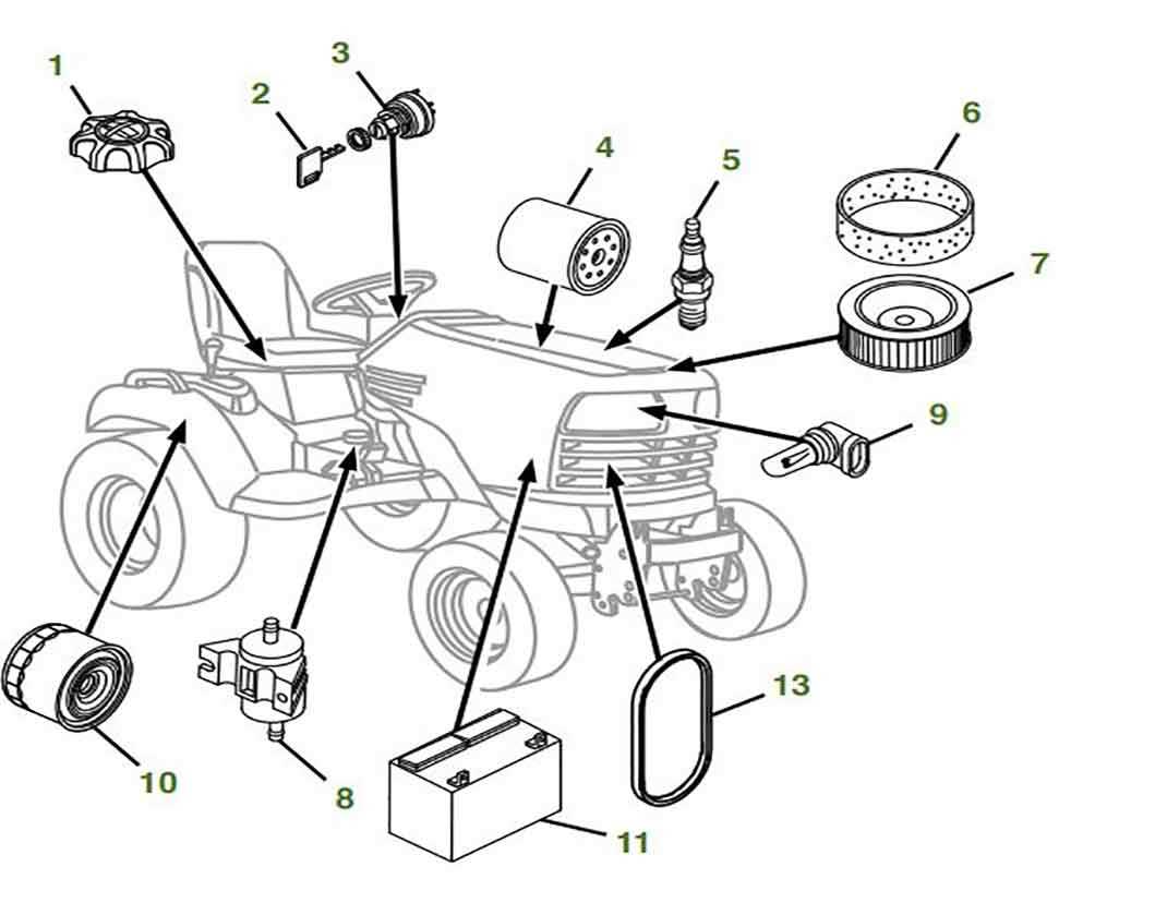 john deere x739 parts diagram