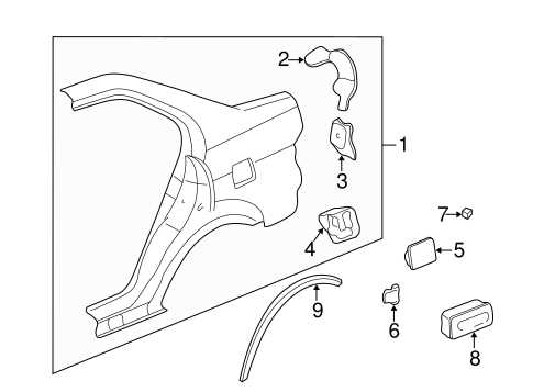 1998 honda civic parts diagram