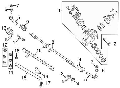 steering diagram parts