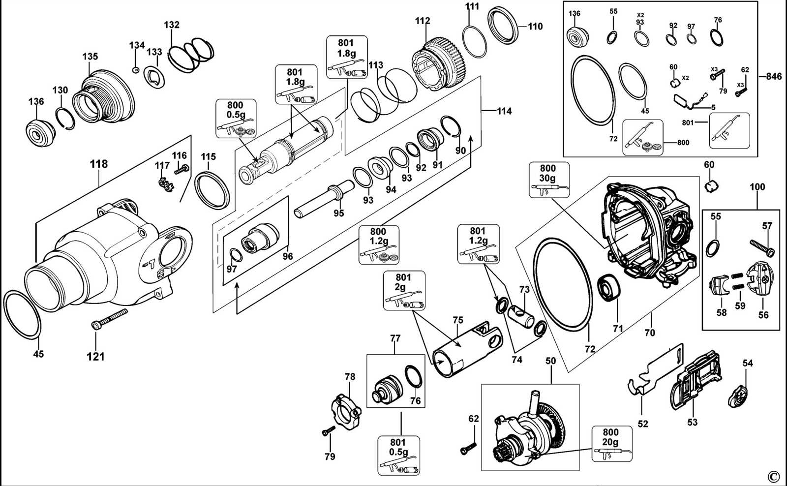 hilti te72 parts diagram