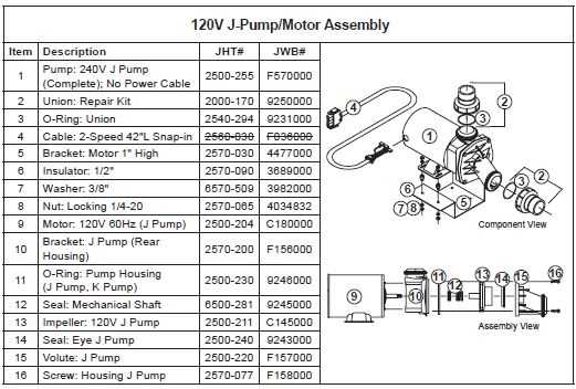 jacuzzi j 365 parts diagram