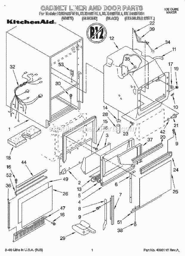 vevor ice machine parts diagram