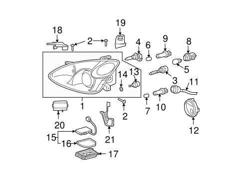 lexus rx330 parts diagram