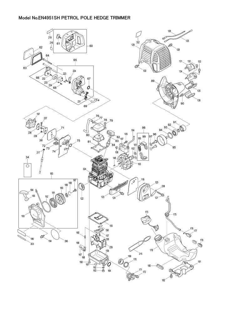 husqvarna 257 parts diagram