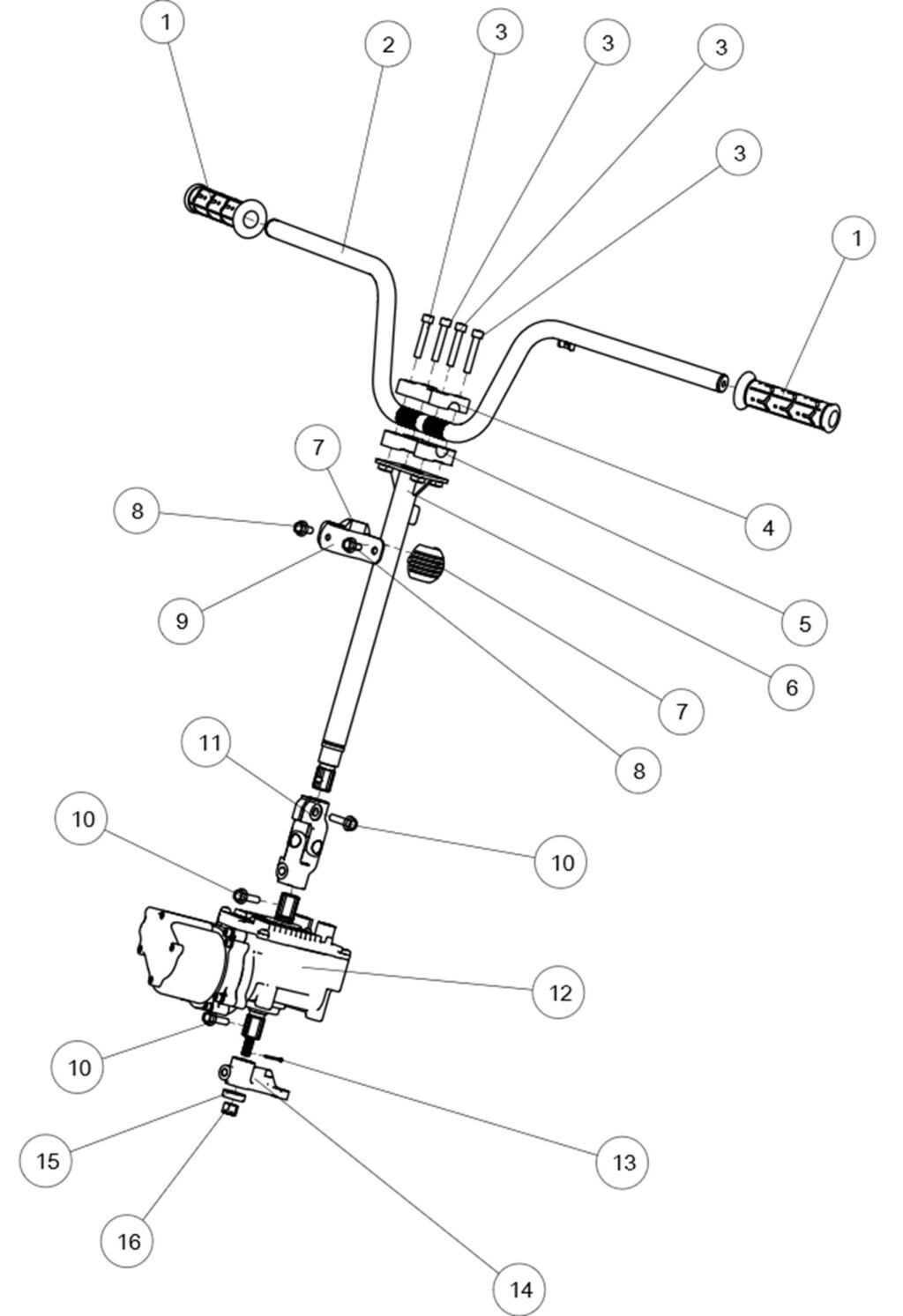 steering diagram parts