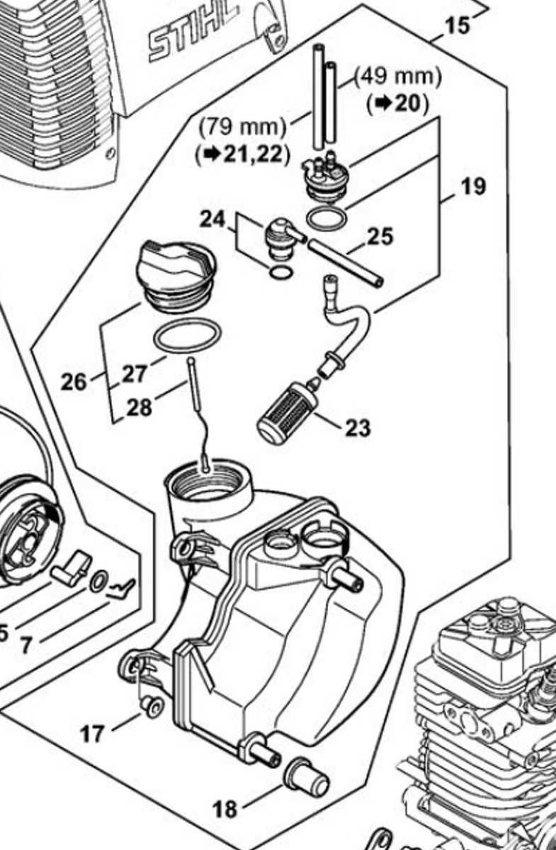 stihl fs100rx parts diagram