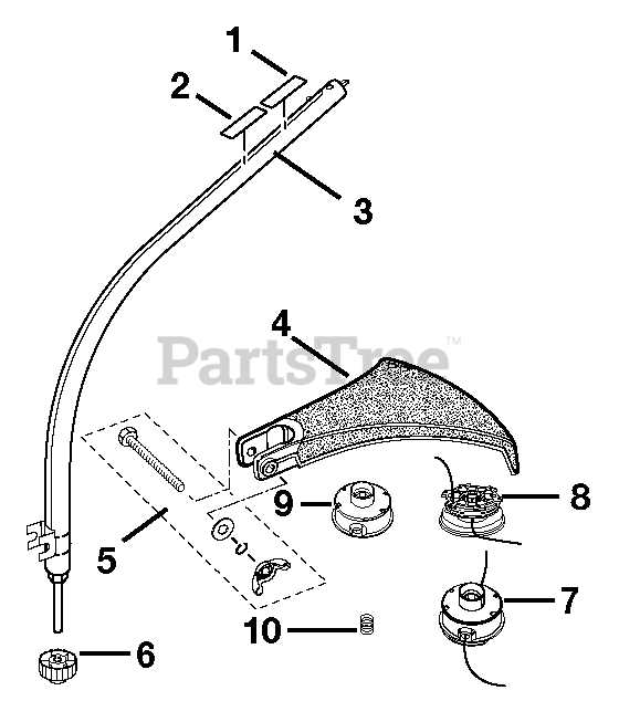 ryobi gas trimmer parts diagram