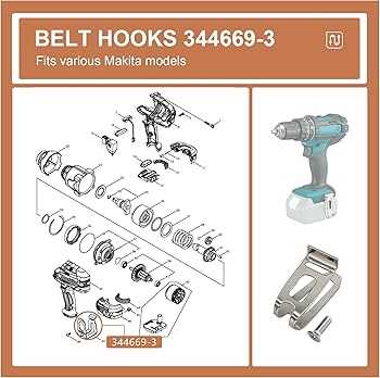 makita impact driver parts diagram