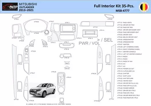 mitsubishi outlander parts diagram