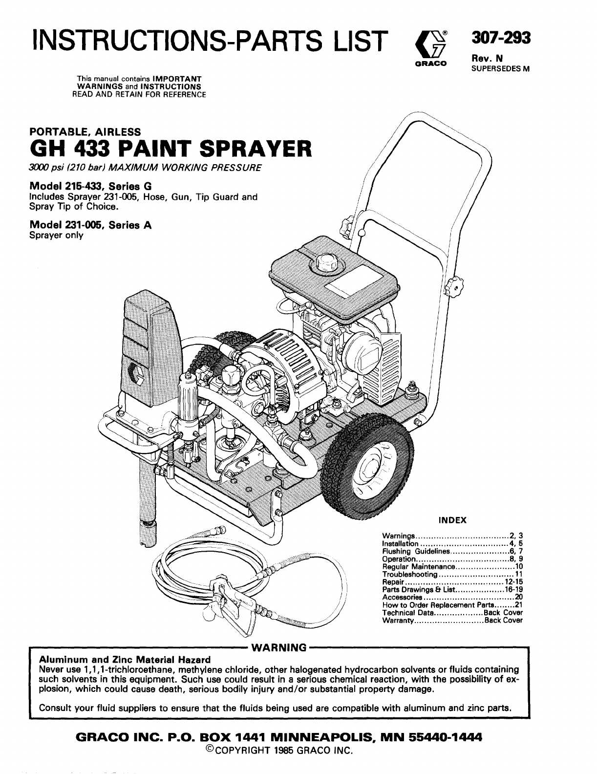 graco sprayer parts diagram