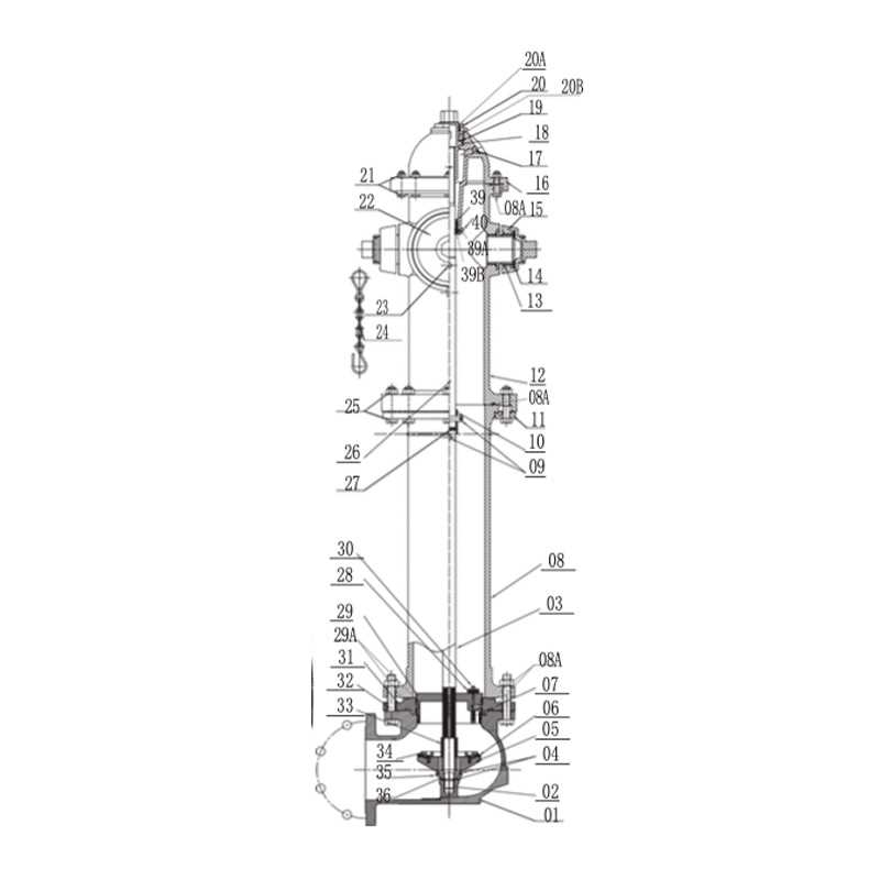 waterous fire hydrant parts diagram