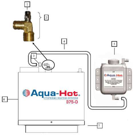 rv hot water heater parts diagram