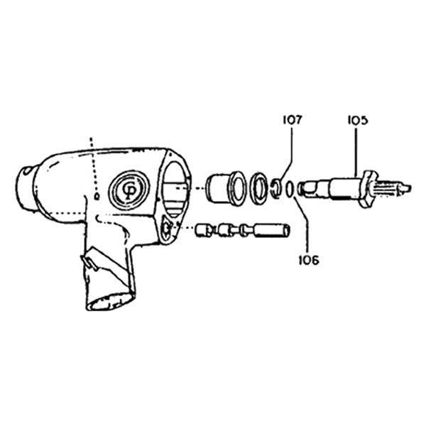 air impact wrench parts diagram