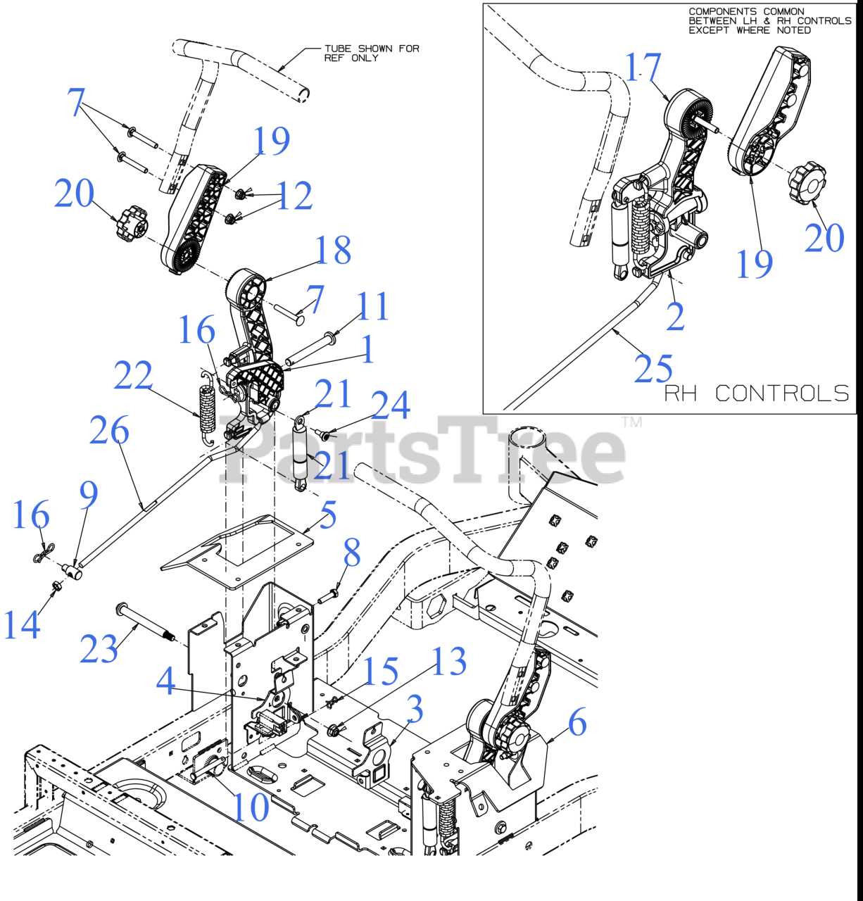 cub cadet zero turn mower parts diagram