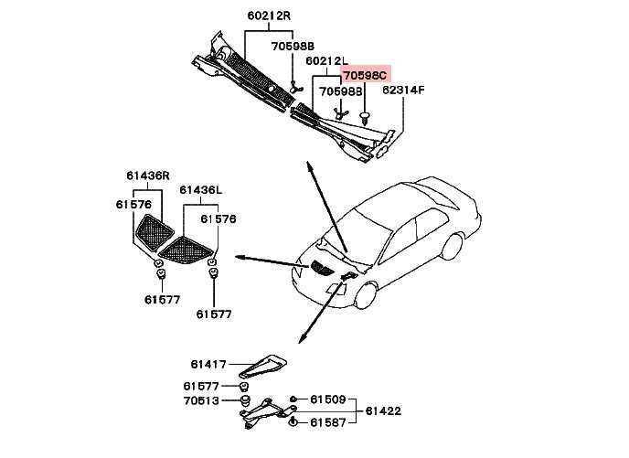 2011 toyota corolla body parts diagram