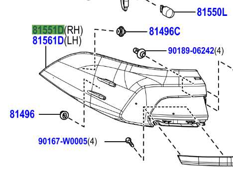 2006 toyota corolla body parts diagram