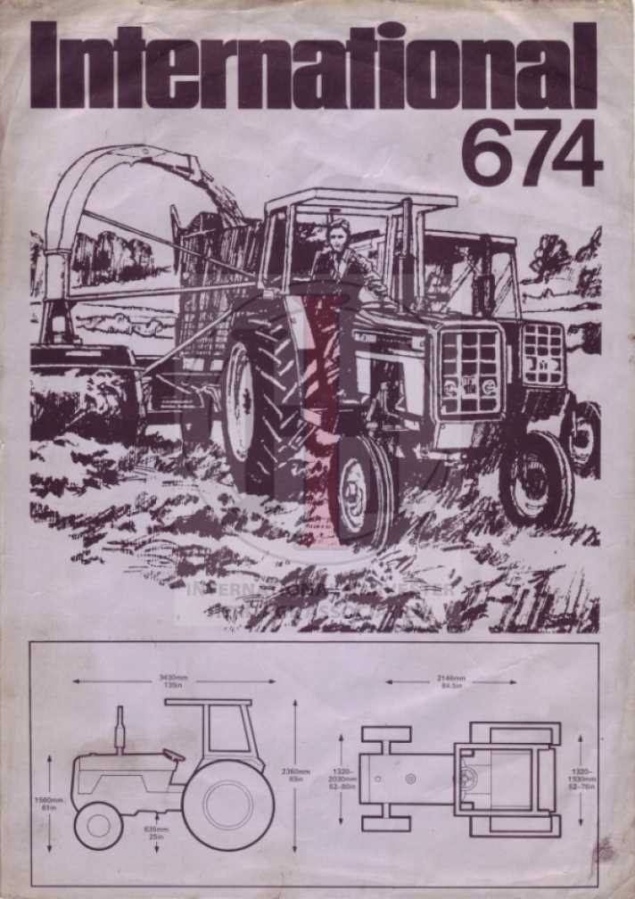 international 674 parts diagram