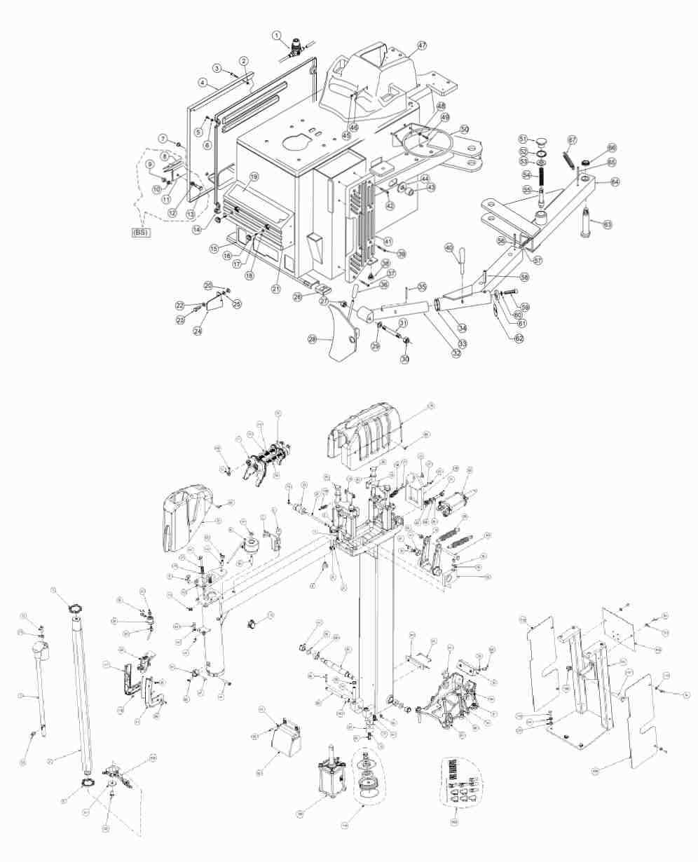 john bean tire changer parts diagram