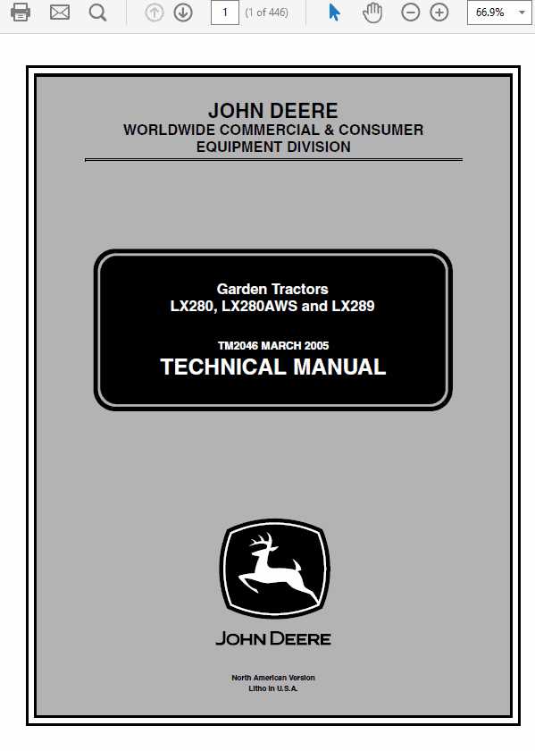 john deere lx280 steering parts diagram