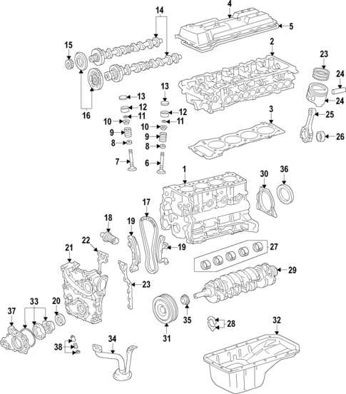 2003 toyota tacoma parts diagram