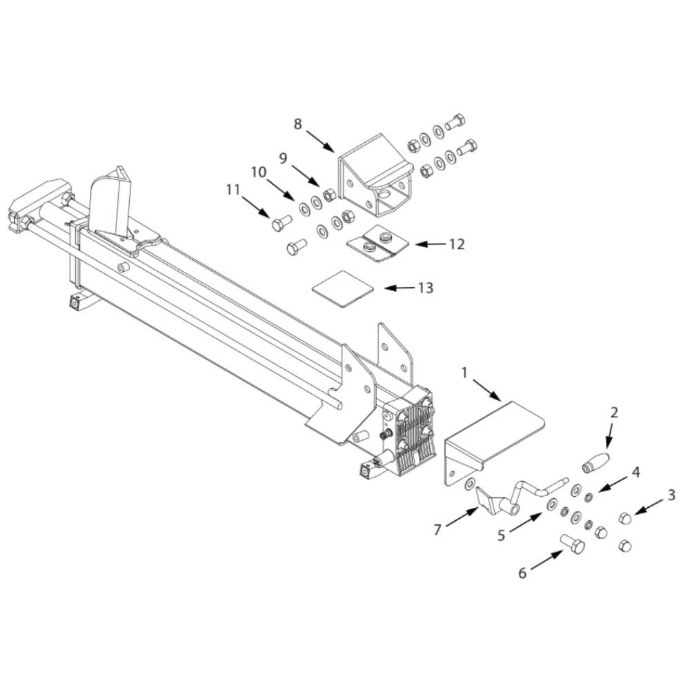 log splitter parts diagram