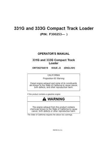 john deere 333g parts diagram