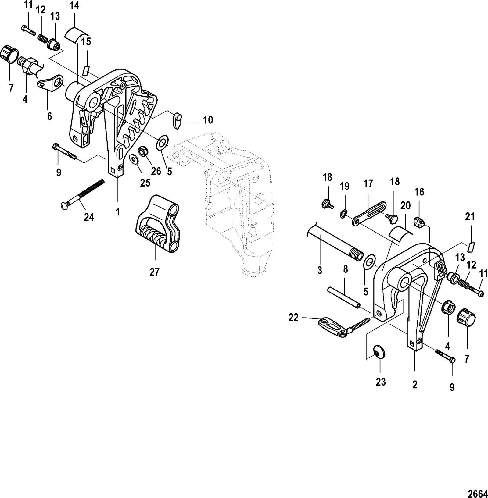 mercury 15 hp 4 stroke outboard parts diagram