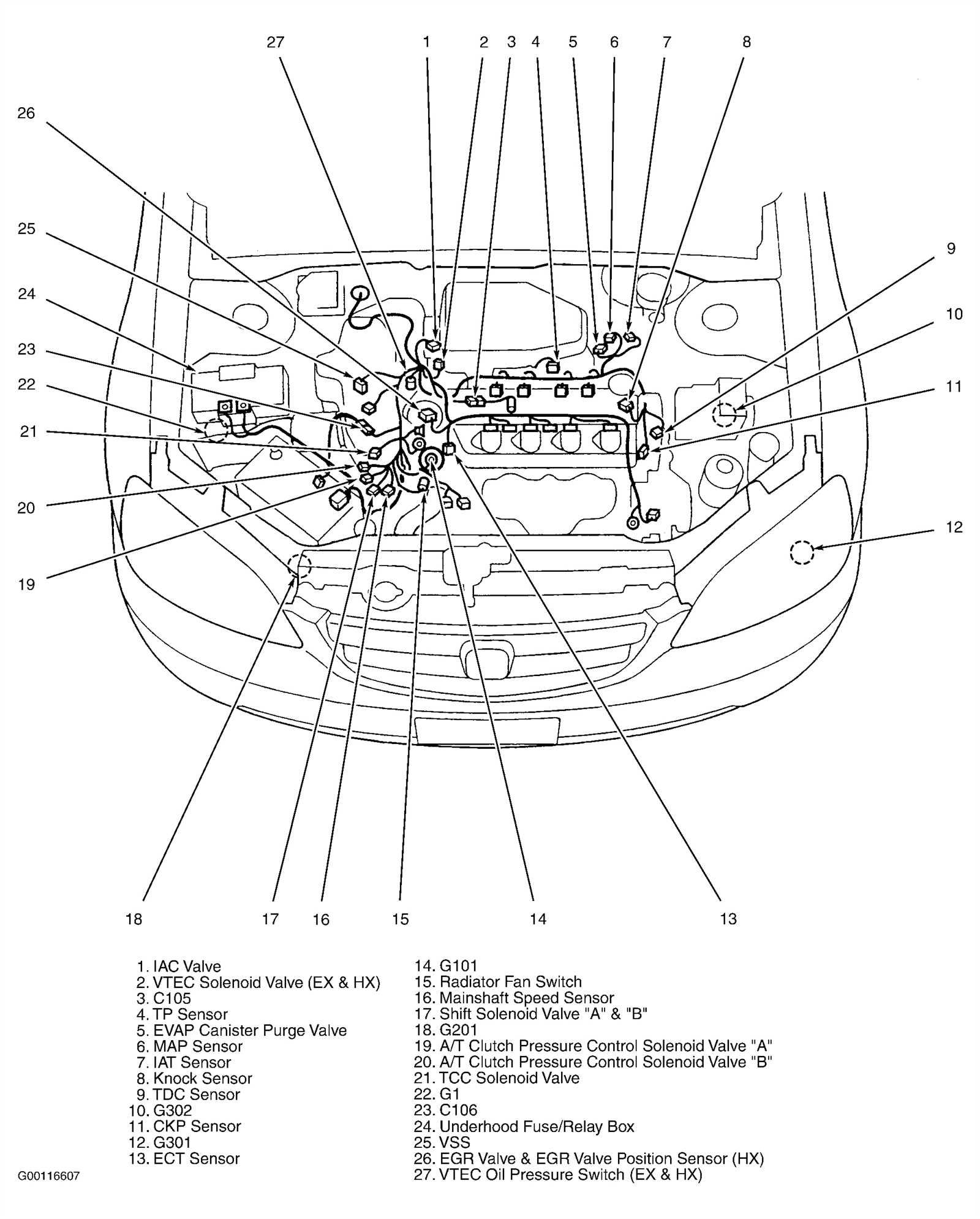 2002 honda civic parts diagram