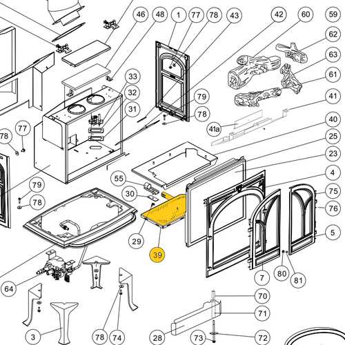 jotul f400 parts diagram