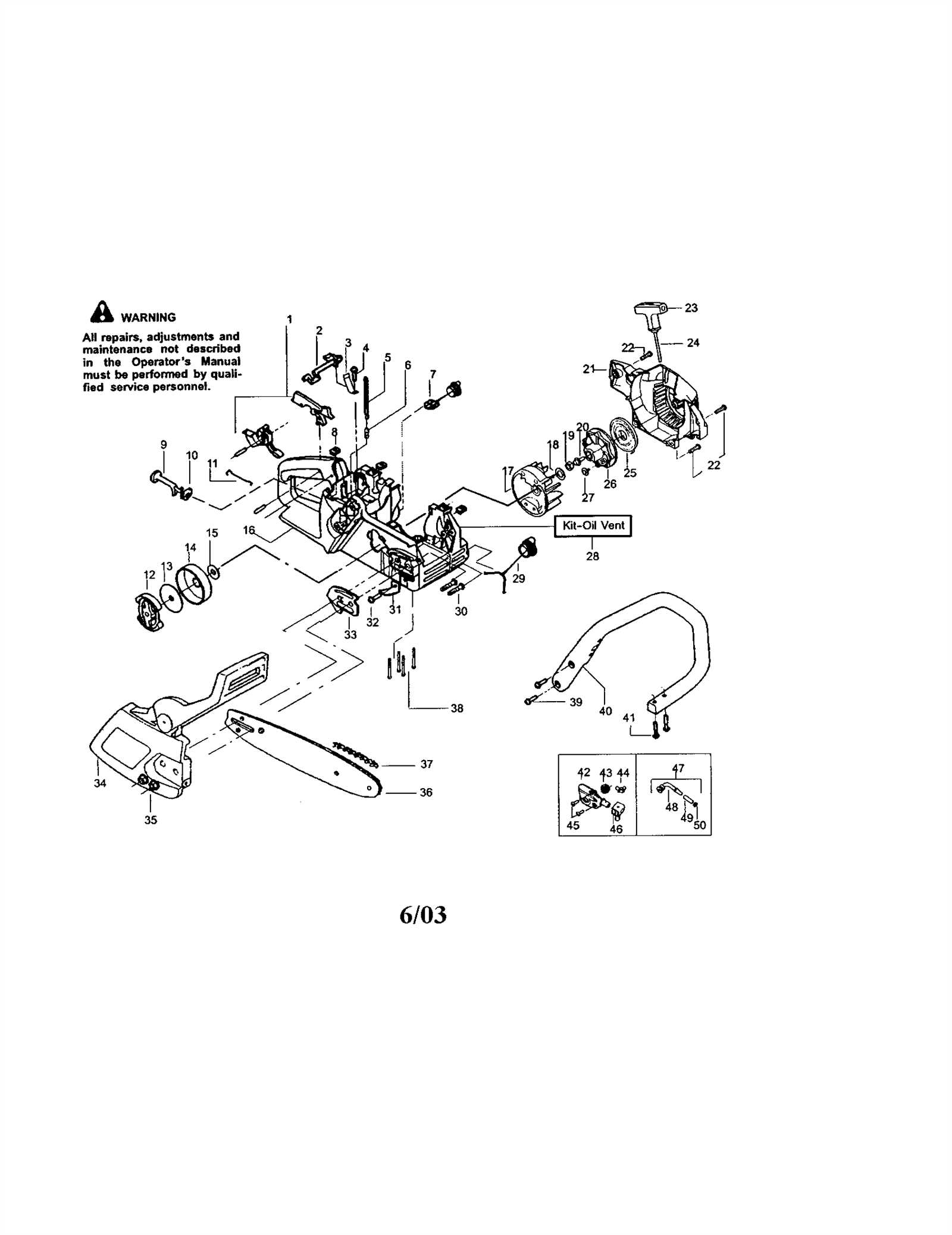 poulan wild thing parts diagram