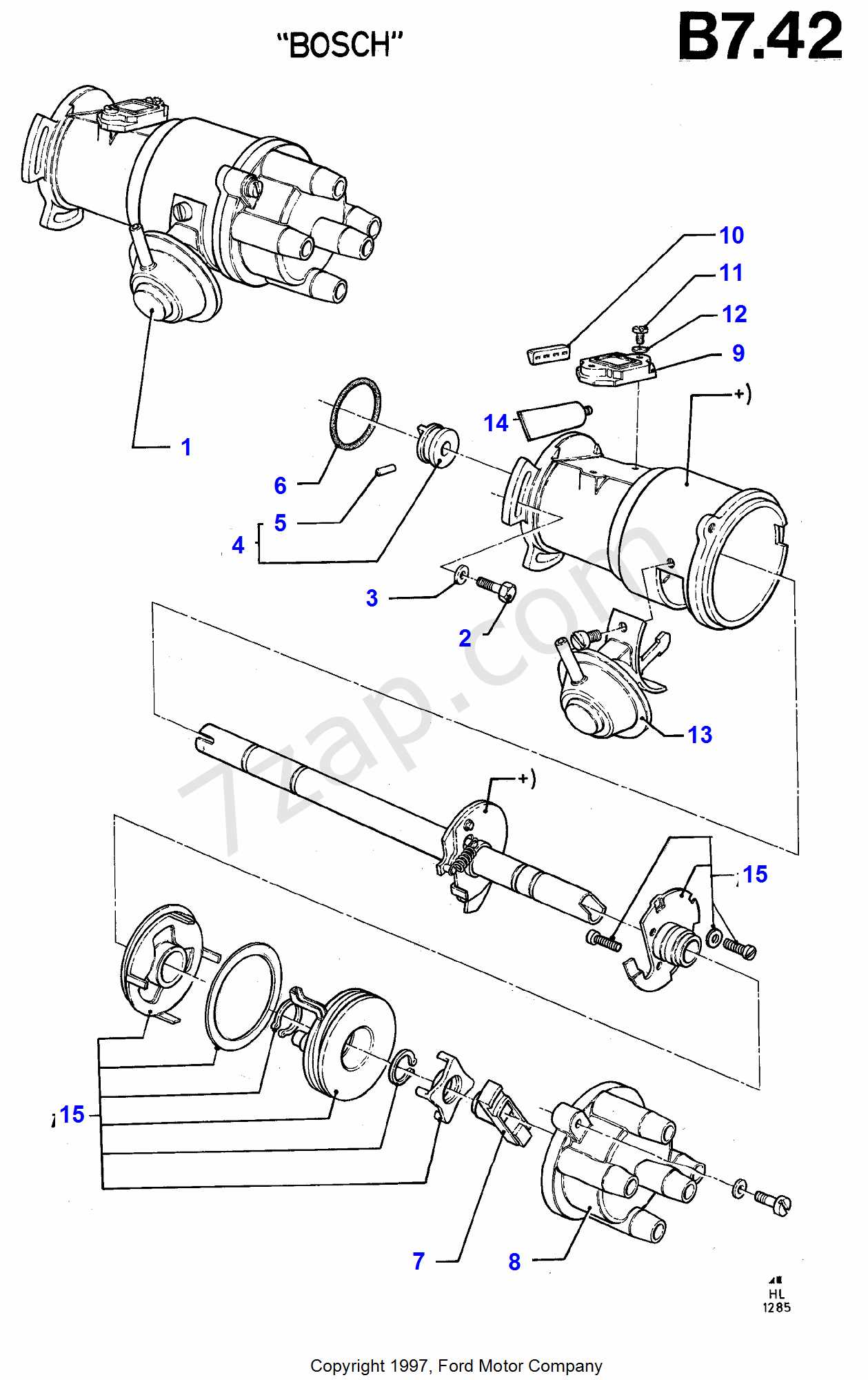 ford escort parts diagram