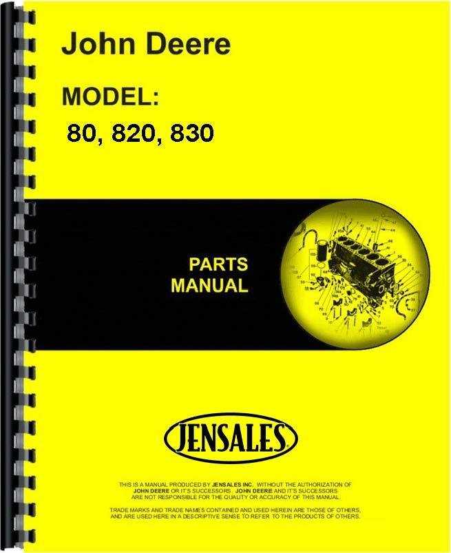 john deere 830 parts diagram