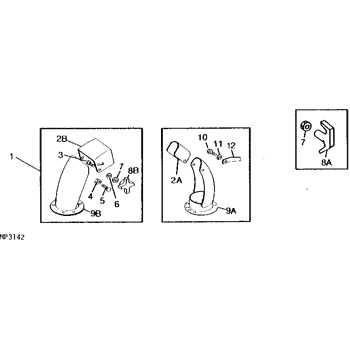 john deere 37a snowblower parts diagram