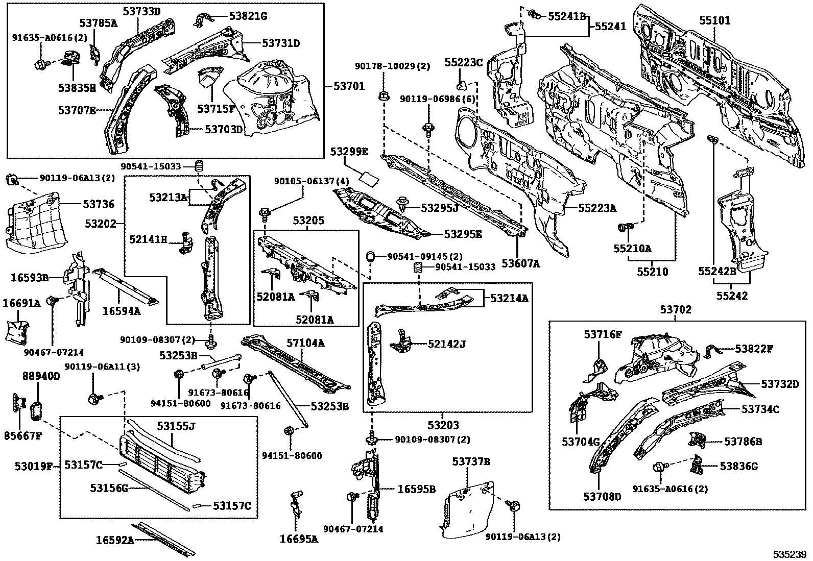 2017 toyota camry parts diagram