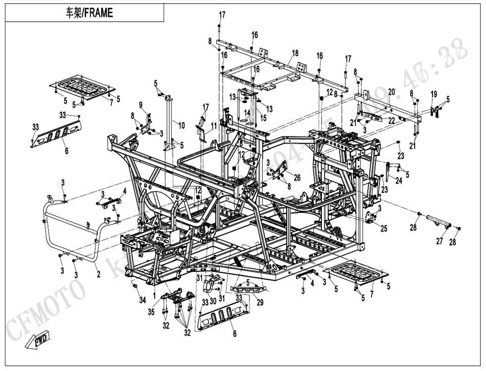 cfmoto uforce 1000 parts diagram