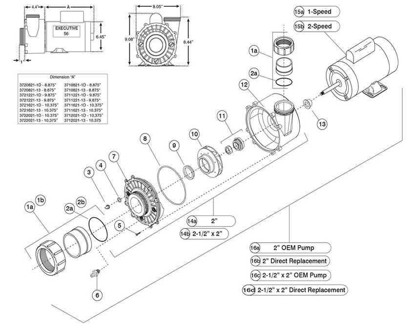 ao smith pool pump motor parts diagram