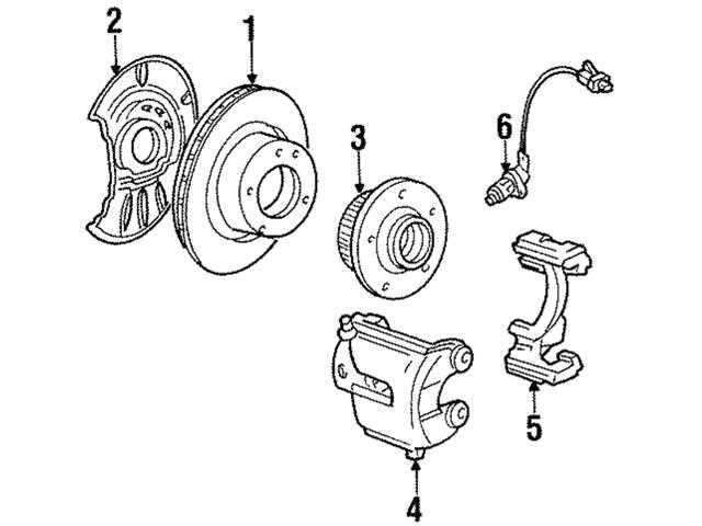 parts of a brake caliper diagram