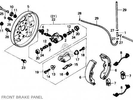 1989 honda fourtrax 300 parts diagram